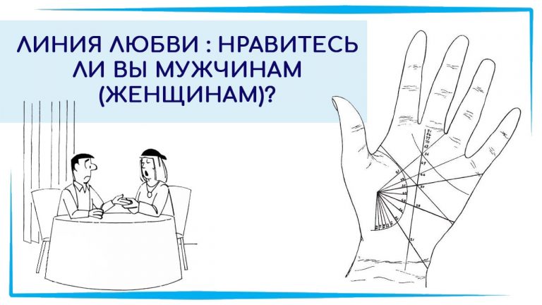 Линия любви: Нравитесь ли Вы мужчинам (женщинам)?